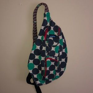 polka dot kavu bag